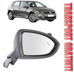 Oglinda Stanga Volkswagen GOLF VII (5G1, BQ1, BE1, BE2) din 2012 - 2021, Auto, Reglaj electric, Completa