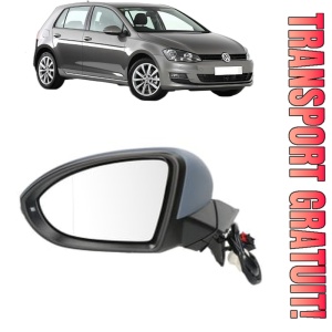 Oglinda Stanga Volkswagen GOLF VII (5G1, BQ1, BE1, BE2) din 2012 - 2021, Auto, Reglaj electric, Completa