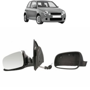 Oglinda Stanga Volkswagen LUPO I (6X1, 6E1) din 1998 - 2005, Auto, Reglaj mecanic, Completa - Img 2