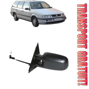 Oglinda Stanga Volkswagen PASSAT B3/B4 (315, 3A5) din 1989 - 1996, Auto, Reglaj mecanic, Completa