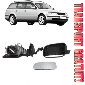 Oglinda Stanga Volkswagen PASSAT B5 Variant (3B5) din 1997 - 2000, Auto, Reglaj electric, Completa