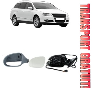 Oglinda Stanga Volkswagen PASSAT B6 Variant (3C5) din 2005 - 2011, Auto, Reglaj electric, Completa