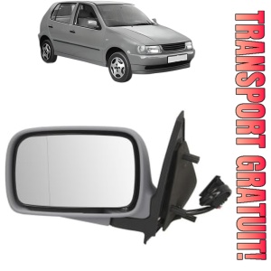 Oglinda Stanga Volkswagen POLO III (6N1) din 1994 - 1999, Auto, Reglaj electric, Completa