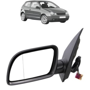 Oglinda Stanga Volkswagen POLO IV (9N_, 9A_) din 2001 - 2009, Auto, Reglaj electric, Completa - Img 2