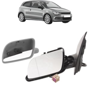 Oglinda Stanga Volkswagen POLO V (6R1, 6C1) din 2009 - 2022, Auto, Reglaj electric, Completa - Img 2