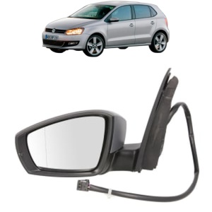 Oglinda Stanga Volkswagen POLO V Hatchback Van (6R1, 6C1) din 2009 - 2014, Auto, Reglaj electric, Completa - Img 2