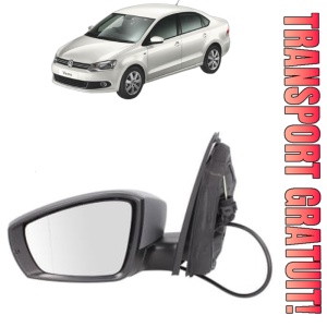 Oglinda Stanga Volkswagen POLO V Saloon (602, 604, 612, 614) din 2010 - 2022, Auto, Reglaj mecanic, Completa