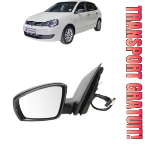 Oglinda Stanga Volkswagen POLO VIVO Hatchback (6S1, 6S3) din 2010 - 2019, Auto, Reglaj mecanic, Completa