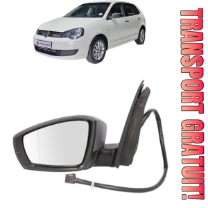 Oglinda Stanga Volkswagen POLO VIVO Hatchback (6S1, 6S3) din 2010 - 2019, Auto, Reglaj electric, Completa