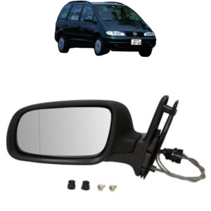 Oglinda Stanga Volkswagen SHARAN Box Body/MPV (7M_) din 1996 - 2010, Auto, Reglaj mecanic, Completa - Img 2