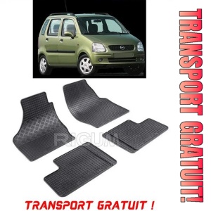 Opel Agila A, Hatchback, fabricat din 2000 - 12.2007, set covorase auto dedicate, din cauciuc 100% Premium - Transport Gratuit - Img 1