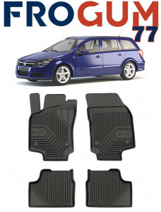 Opel Astra H Din 2004 - 12.2014, Combi , Set Covorase Auto Tip Tavita Premium 3D, din cauciuc accesorii pentru autoturismul tau - masina v168009