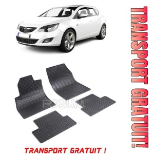 Opel Astra J, Hatchback, fabricat din 10.2009 - 10.2015, set covorase auto dedicate, din cauciuc 100% Premium - Transport Gratuit