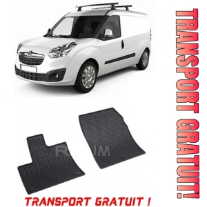 Opel Combo E, Van, fabricat din 06.2018 - Prezent, 2 Locuri, set covorase auto dedicate, din cauciuc 100% Premium - Transport Gratuit