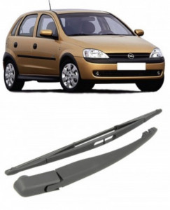 Opel Corsa C Brat stergator pentru luneta spate cu lamela 405 mm, compatibil cu Opel Corsa C Hatchback fabricat intre 2000-2009, calitate extra accesorii pentru autoturismul tau - masina v92563