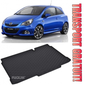 Opel Corsa Tavita pentru portbagaj din cauciuc, compatibila Opel Corsa D fabricatie 2006 - 11.2014, caroserie hatchback