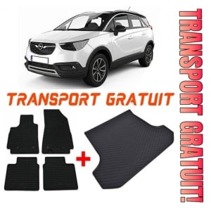 Opel Crossland X din 06.2017 - Prezent Suv *3 , Set Covorase + tavita portbagaj auto - Img 1