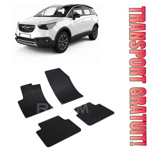 Opel Crossland X, Suv, fabricat din 06.2017 - Prezent, set covorase auto dedicate, din cauciuc 100% Premium