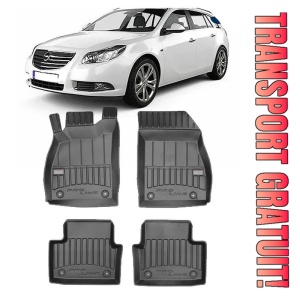 Opel Insignia A, Hatchback, Din 2008 - 05.2017 , Set Covorase Auto Tip Tavita Premium 3D, din cauciuc