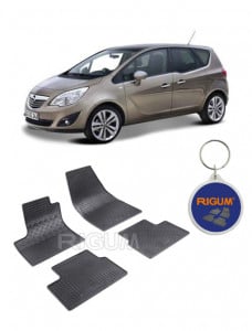 Opel MerIVa B, Van, fabricat din 03.2010 - 06.2017, set covorase auto dedicate, din cauciuc 100% Premium accesorii pentru autoturismul tau - masina v159663