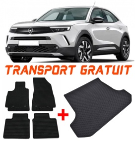 Opel Mokka Set Covorase + tavita portbagaj auto Opel Mokka B fabricatie 02.2021 - prezent, caroserie suv, fara portbagaj intermediar accesorii pentru autoturismul tau - masina v2052