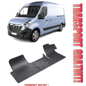 Opel Movano B, Van, fabricat din 2010 - Prezent, 3 Locuri, set covorase auto dedicate, din cauciuc 100% Premium - Transport Gratuit