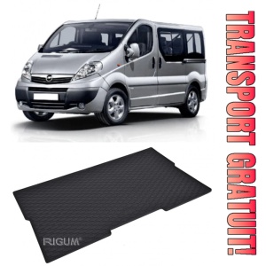 Opel Vivaro Tavita pentru portbagaj din cauciuc, compatibila Opel Vivaro B fabricatie 09.2014 - 02.2019, caroserie van, ampatament L1, 8-9 locuri