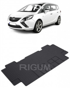 Opel Zafira Life fabricat din 03.2019 - Prezent, Van, Rand 2, Masina Are 5 Locuri, set covorase auto dedicate, din cauciuc 100% Premium accesorii pentru autoturismul tau - masina v150194