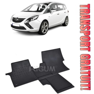 Opel Zafira Life fabricat din 2020 - Prezent (Covorase Fata), set covorase auto dedicate, din cauciuc 100% Premium