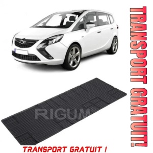 Opel Zafira Life, Van, fabricat din 03.2019 - Prezent, Rand 3, set covorase auto dedicate, din cauciuc 100% Premium - Transport Gratuit