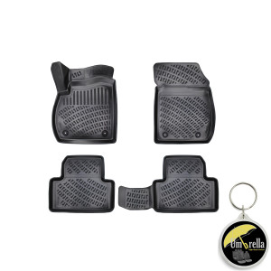 Opel Zafira Tourer C 2011-2019 Set 4 covorase auto din cauciuc tip tavita premium line 3D accesorii pentru autoturismul tau - masina v242186