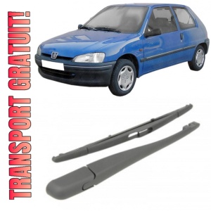Peugeot 106 II Brat stergator pentru luneta spate cu lamela 350 mm, compatibil cu Peugeot 106 II Hatchback fabricat intre 1996-2004, calitate extra