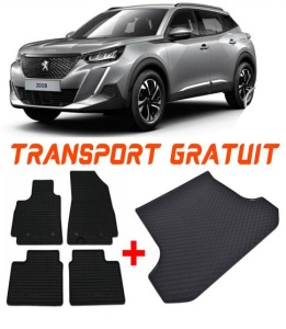 Peugeot 2008 II din 01.2020 - Prezent Suv Portbagaj Inferior *1, Set Covorase + tavita portbagaj auto accesorii pentru autoturismul tau - masina v1396