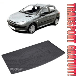 Peugeot 206 Hatchback din 1998 - 2010 *2, Tavita Pentru Portbagaj Lux Premium Dedicata,