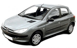 Peugeot 206, Hatchback, fabricat din 1998 - 2010, set covorase auto dedicate, din cauciuc 100% Premium accesorii pentru autoturismul tau - masina v158033