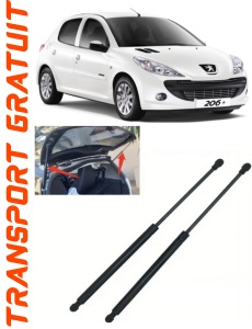 Peugeot 207 Set 2 amortizoare pentru portbagaj / haion Krosno compatibil cu Peugeot 207 Hatchback fabricat intre 2006-2015 accesorii pentru autoturismul tau - masina v87214