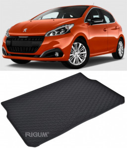 Peugeot 208 Tavita pentru portbagaj din cauciuc, compatibila Peugeot 208 I fabricatie 03.2012 - 05.2019, caroserie hatchback accesorii pentru autoturismul tau - masina v112687