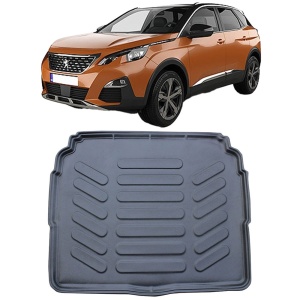 Peugeot 3008 II (Cu Podeaua Joasa) 2016- Tavita cauciuc pentru protectie portbagaj dedicata pentru Peugeot 3008 Transport Gratuit accesorii pentru autoturismul tau - masina v25623