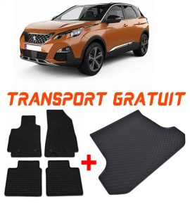Peugeot 3008 II din 11.2016 - Prezent Suv Portbagaj Inferior *1, Set Covorase + tavita portbagaj auto accesorii pentru autoturismul tau - masina v2376
