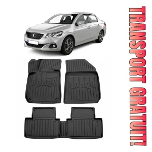Peugeot 301 (2012-2025) Set covorase auto cauciuc G.Modern Line 3D