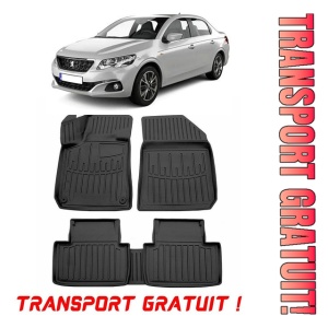 Peugeot 301 (2012-2025) Set covorase auto cauciuc G.Modern Line 3D transport gratuit