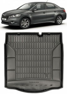 Peugeot 301 Sedan din 02.2013 - Prezent *2, Tavita Pentru Portbagaj Lux Premium Dedicata, accesorii pentru autoturismul tau - masina v187441