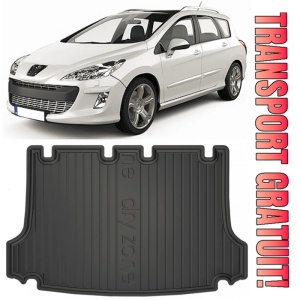 Peugeot 308 Sw din 2007 - 2013 Combi 7 Locuri, Tavita Pentru Portbagaj Lux Premium Dedicata, Rand 3 Culcat *1