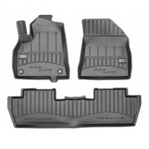 Peugeot 5008 I, Suv, Din 05.2009 - 06.2017 , Set Covorase Auto Tip Tavita Premium 3D, din cauciuc accesorii pentru autoturismul tau - masina v173945