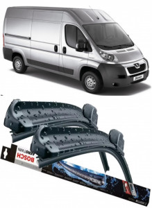 Peugeot Boxer Set 2 stergatoare parbriz Bosch Bosch Aerotwin compatibile cu Peugeot Boxer 2005-2009 (55 cm / 55 cm) accesorii pentru autoturismul tau - masina v128769