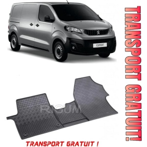 Peugeot Expert III, Van, fabricat din 01.2016 - Prezent, Rand 2, Masina Are 6 Locuri, set covorase auto dedicate, din cauciuc 100% Premium - Transport Gratuit