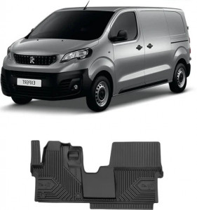 Peugeot Expert Traveller Expert III Traveller Din 01.2016 - Prezent, Van , Set Covorase Auto Tip Tavita Premium 3D, din cauciuc accesorii pentru autoturismul tau - masina v167343
