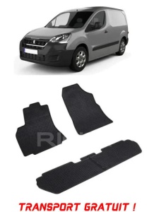 Peugeot Partner II, Van, fabricat din 2008 - 08.2018, 5 Locuri, Packet Child, set covorase auto dedicate, din cauciuc 100% Premium - Transport Gratuit accesorii pentru autoturismul tau - masina v38232
