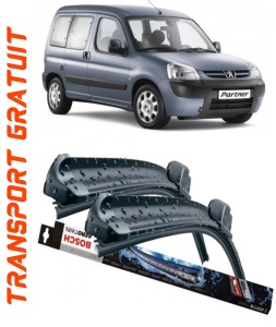 Peugeot Partner Set 2 stergatoare parbriz Bosch Bosch Aerotwin 65 cm /40 cm compatibile cu Peugeot Partner Origin Mpv (G_) din 2008-2013 (65 cm / 40 cm) accesorii pentru autoturismul tau - masina v128185