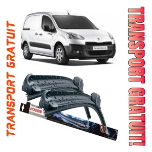 Peugeot Partner Set 2 stergatoare parbriz Bosch Bosch Aerotwin compatibile cu Peugeot Partner 2008-2018 (65 cm / 40 cm)